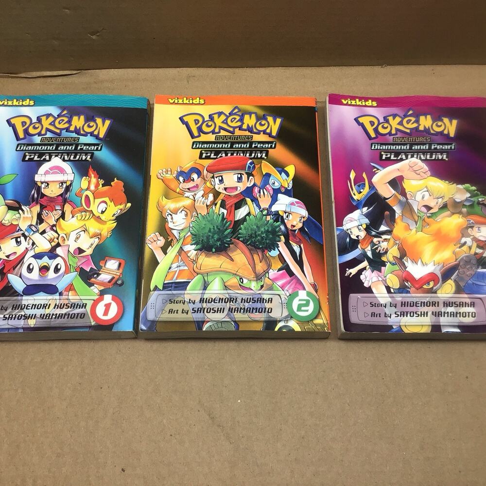 Pokemon Adventures Diamond and Pearl Platinum Manga Vol 1 2 3 English Paperback